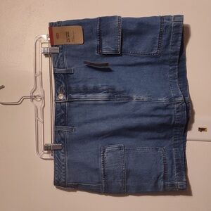 Levi's Blue Mini Skirt
